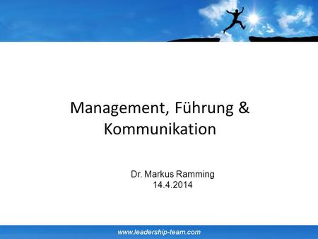 Management, Führung & Kommunikation