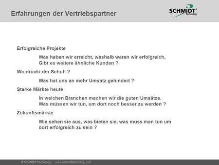 Erfahrungen der Vertriebspartner