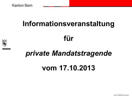 Informationsveranstaltung private Mandatstragende