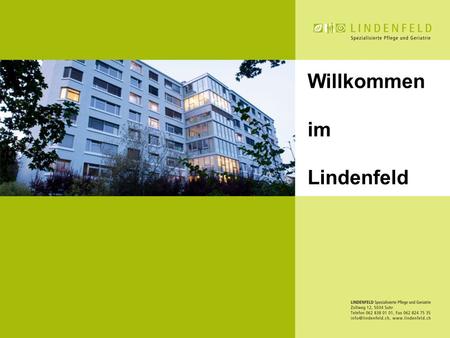 Willkommen   im   Lindenfeld
