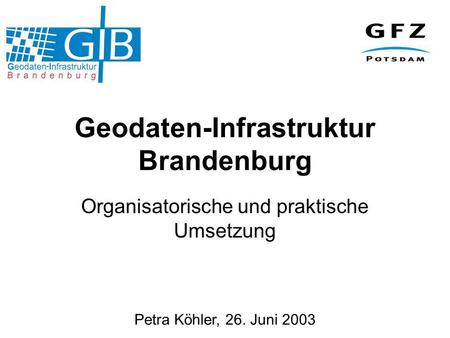 Geodaten-Infrastruktur Brandenburg