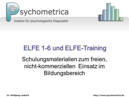 ELFE 1-6 und ELFE-Training