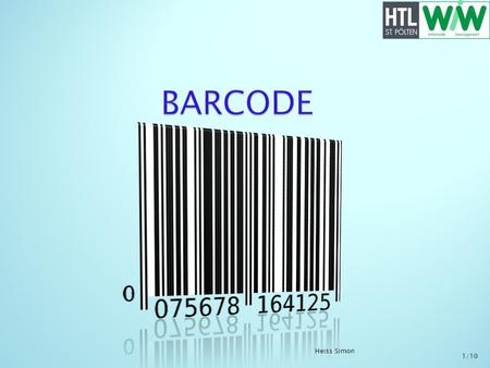 Barcode BARCODE Heiss Simon.