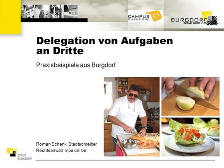 Delegation von Aufgaben an Dritte