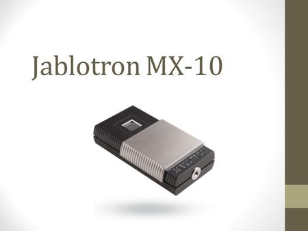 Jablotron MX-10.