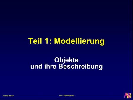 Objekte und ihre Beschreibung