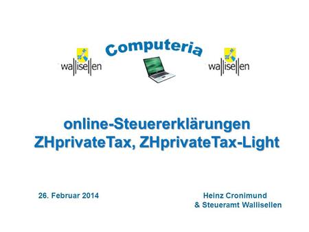 online-Steuererklärungen ZHprivateTax, ZHprivateTax-Light