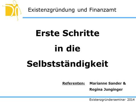 Referenten: Marianne Sander &