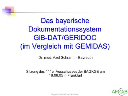 Dr. med. Axel Schramm, Bayreuth