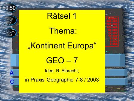in Praxis Geographie 7-8 / 2003