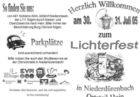So finden Sie uns: Herzlich Willkommen am Juli 05 zum