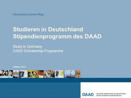 Studieren in Deutschland Stipendienprogramm des DAAD