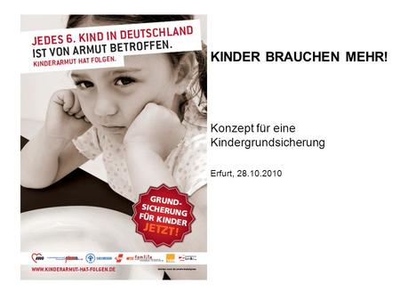 Konzept für eine Kindergrundsicherung Erfurt,