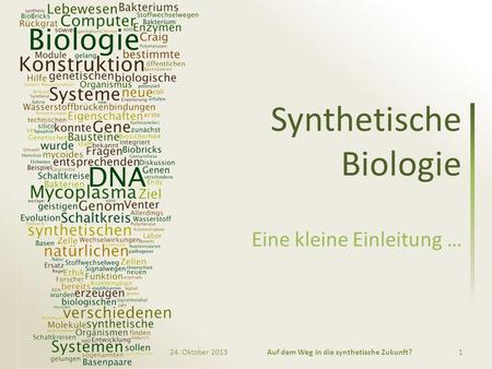 Synthetische Biologie