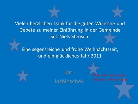 Vielen herzlichen Dank für die guten Wünsche und Gebete zu meiner Einführung in der Gemeinde Sel. Niels Stensen. Eine segensreiche und frohe Weihnachtszeit,