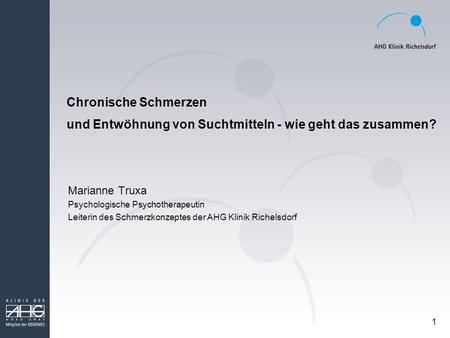 Marianne Truxa Psychologische Psychotherapeutin