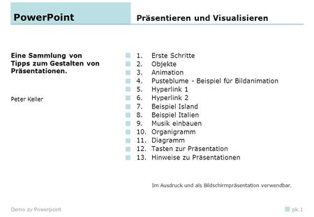 PowerPoint Präsentieren und Visualisieren