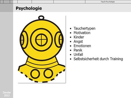 Psychologie Tauchertypen Motivation Kinder Angst Emotionen Panik