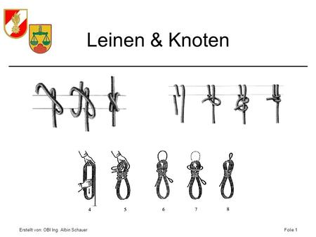 Leinen & Knoten Erstellt von: OBI Ing. Albin Schauer.