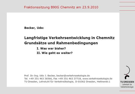 Fraktionssitzung B90G Chemnitz am