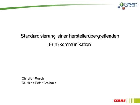 Standardisierung einer herstellerübergreifenden Funkkommunikation