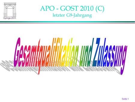 APO - GOST 2010 (C) letzter G9-Jahrgang