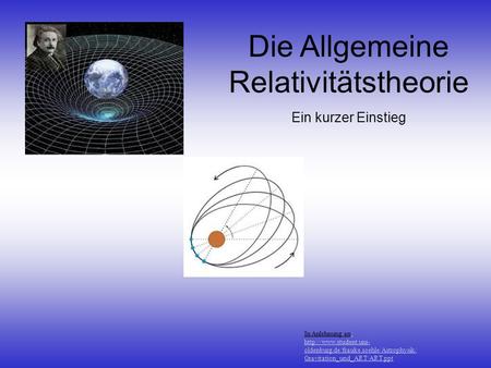 Die Allgemeine Relativitätstheorie