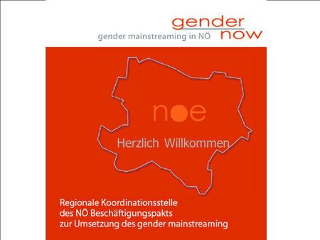 Gendernow 2002 Herzlich Willkommen. gendernow 2002 Übersicht Was/wer ist gendernow? Was ist GM? Warum gendernow? Was sind unsere Angebote? Was sind Ihre.