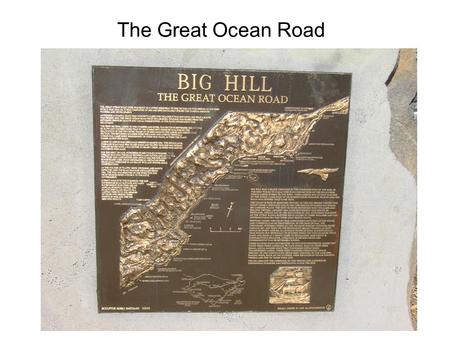 The Great Ocean Road. Die Szenerie,… …welche einem dort…