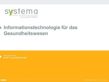 Informationstechnologie für das Gesundheitswesen