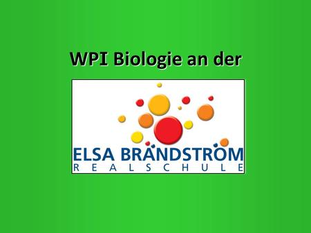 WPI Biologie an der.