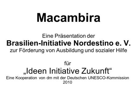 „Ideen Initiative Zukunft“