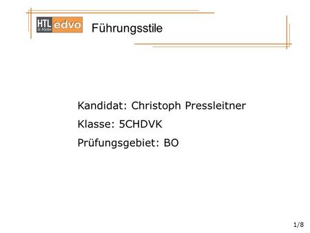 Kandidat: Christoph Pressleitner