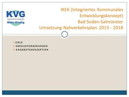 Ziele Herausforderungen Angebotskonzeption