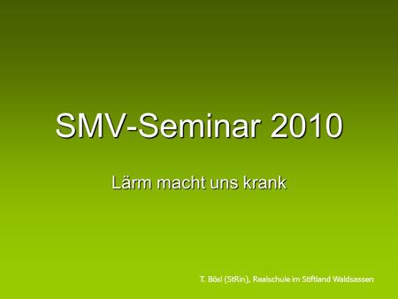 T. Bösl (StRin), Realschule im Stiftland Waldsassen