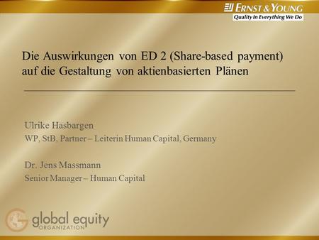 Ulrike Hasbargen WP, StB, Partner – Leiterin Human Capital, Germany