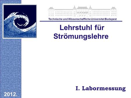 Lehrstuhl für Strömungslehre