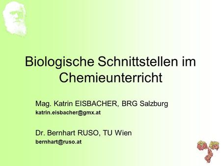 Biologische Schnittstellen im Chemieunterricht