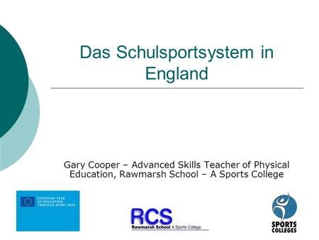 Das Schulsportsystem in England