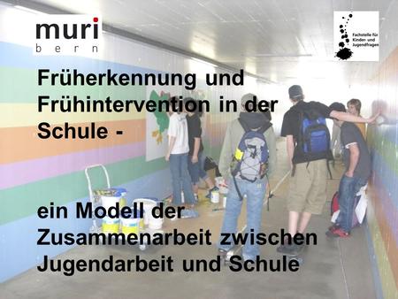 Früherkennung und Frühintervention in der Schule -