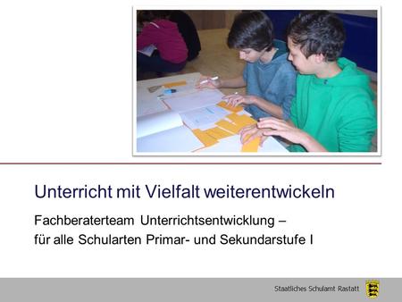 Unterricht mit Vielfalt weiterentwickeln