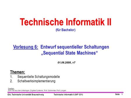 Technische Informatik II