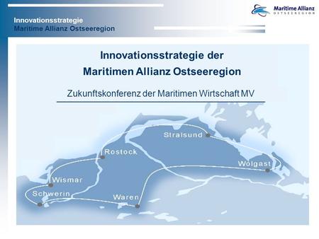 Innovationsstrategie der Maritimen Allianz Ostseeregion