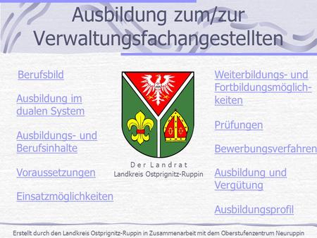 Ausbildung zum/zur Verwaltungsfachangestellten