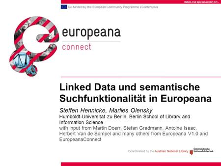 Linked Data und semantische Suchfunktionalität in Europeana