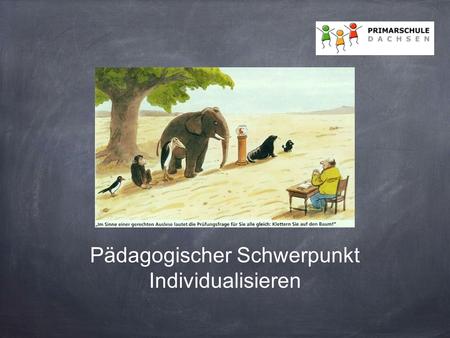 Pädagogischer Schwerpunkt Individualisieren