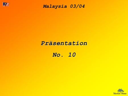 Präsentation No. 10.