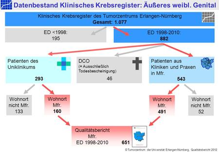 Datenbestand Klinisches Krebsregister: Äußeres weibl. Genital