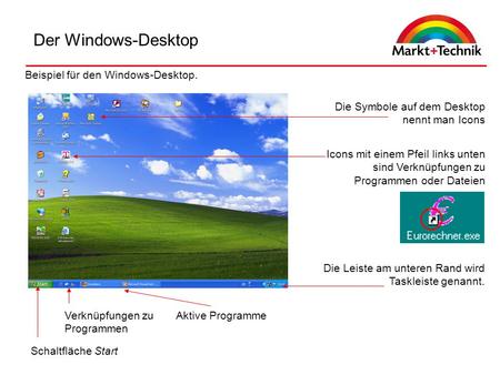 Der Windows-Desktop Beispiel für den Windows-Desktop.