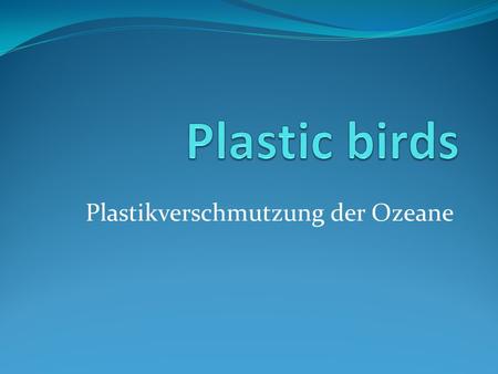 Plastikverschmutzung der Ozeane